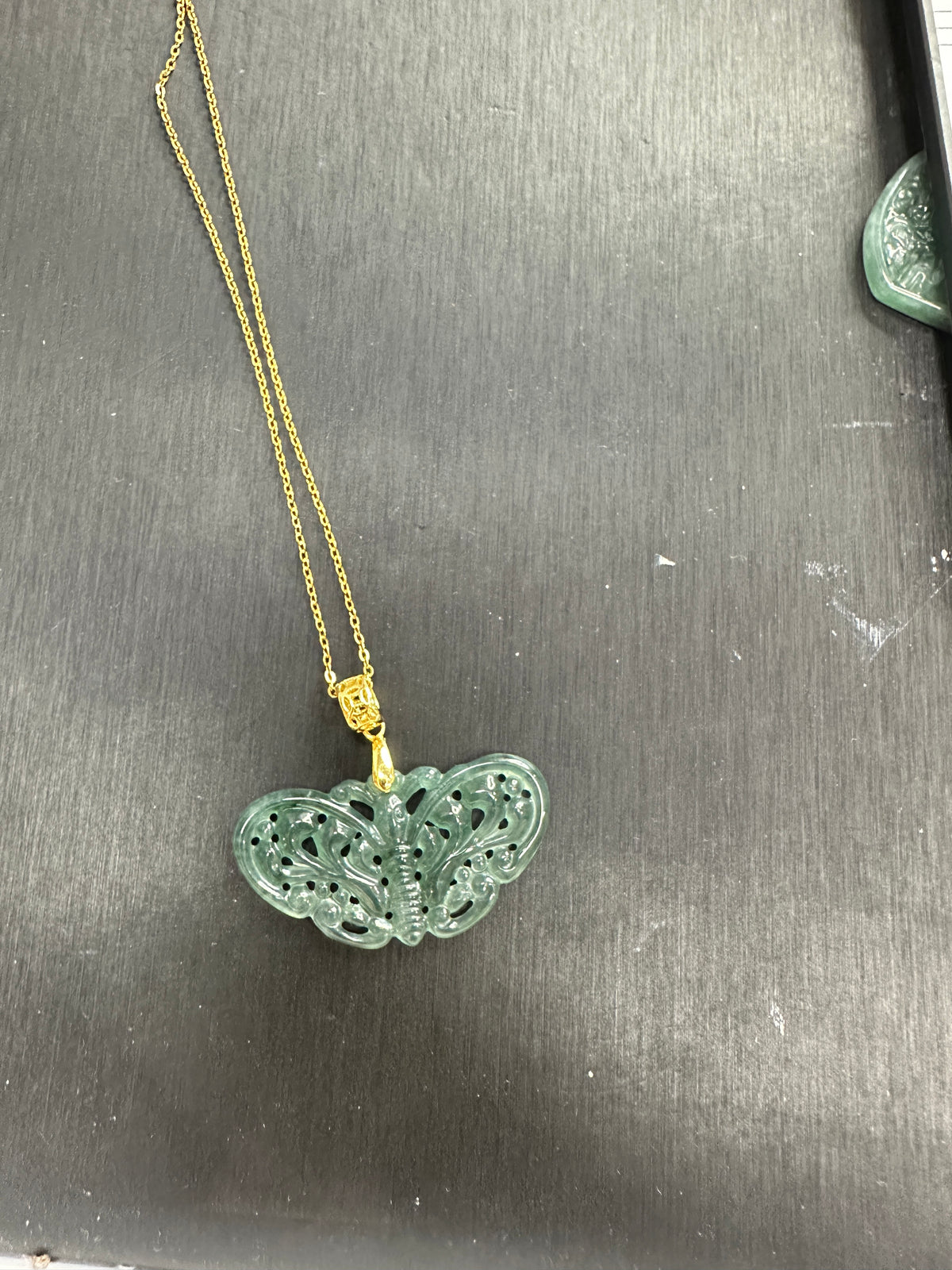 Pendant25 Butterfly Jade Pendant
