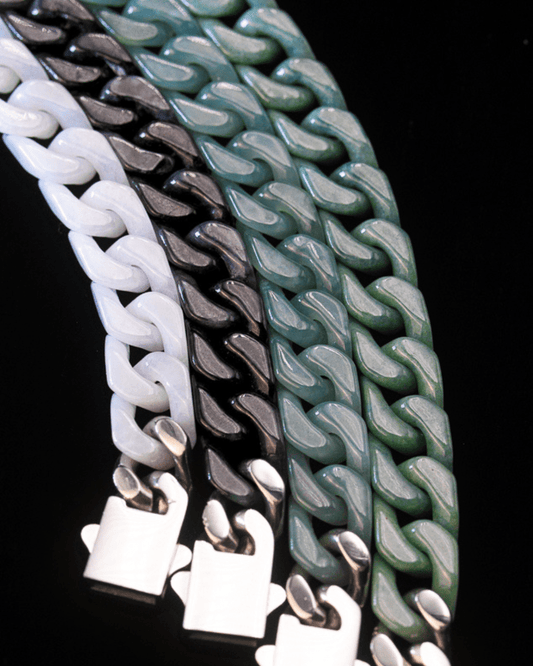 Cuban Link Jade Bracelets
