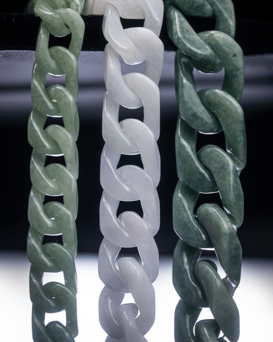 Cuban Link Jade Bracelets
