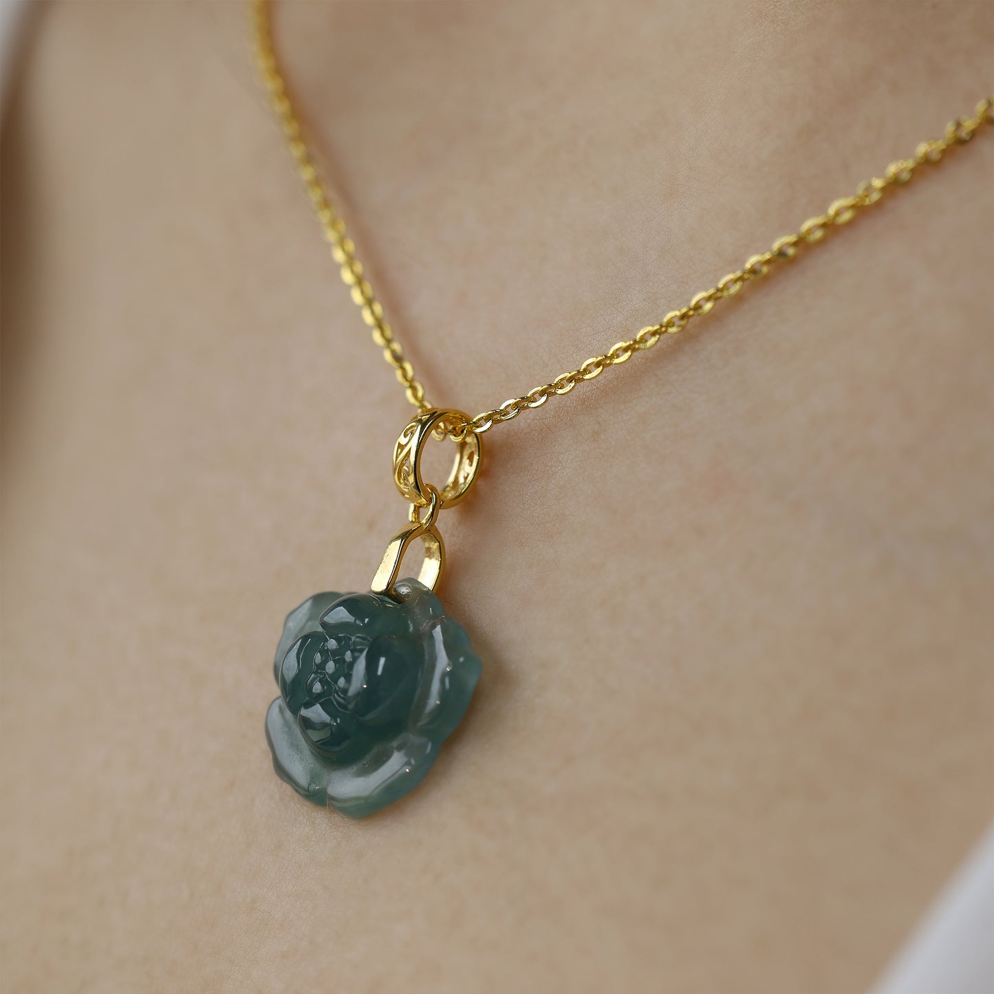 Pendant16 Small Green Jade Charm Pendant