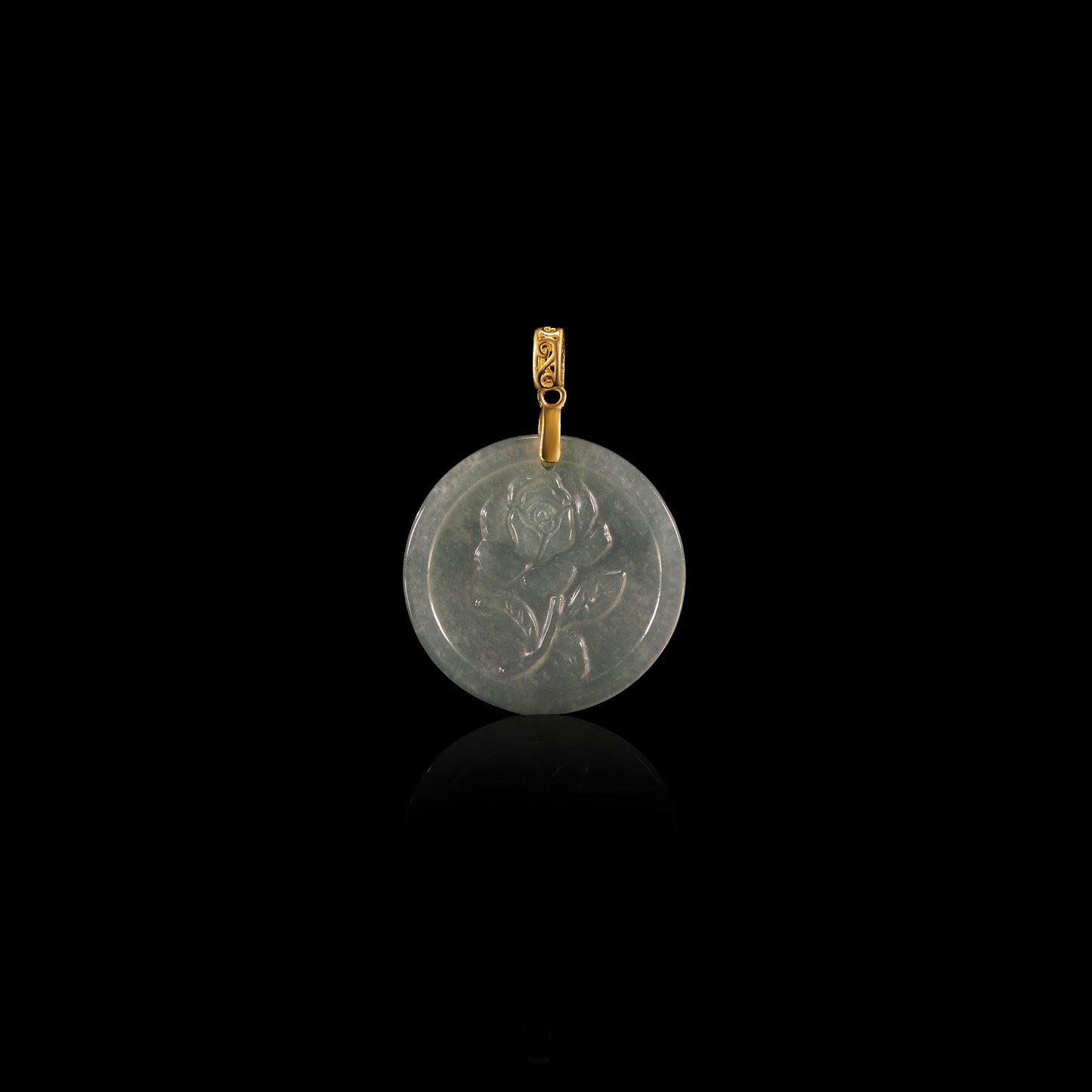 Pendant17 Round Zodiac Jade Pendant