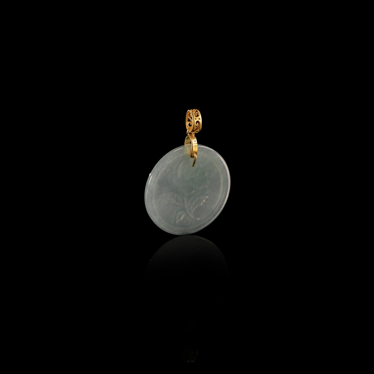 Pendant17 Round Zodiac Jade Pendant