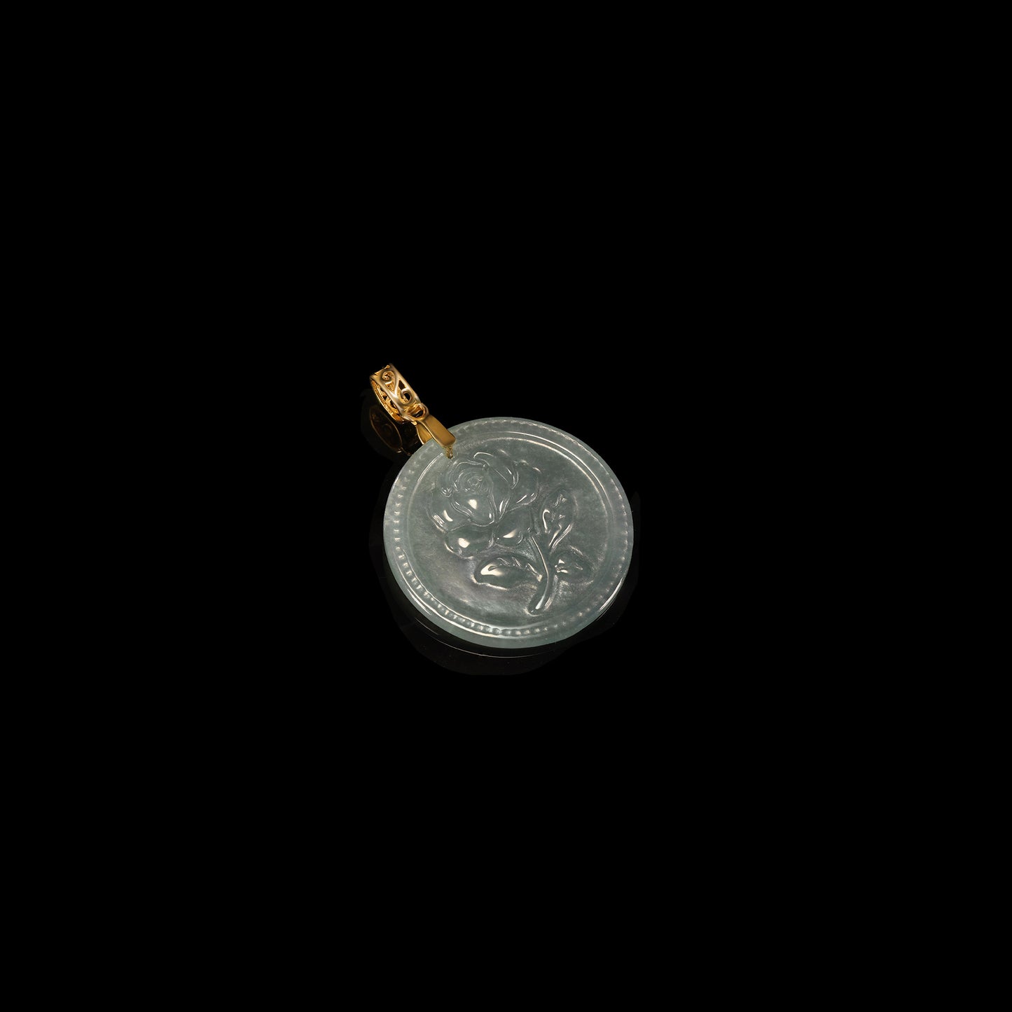 Pendant17 Round Zodiac Jade Pendant