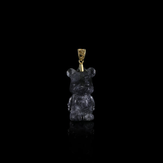 Pendant60 Black Jade Teddy Bear Pendant