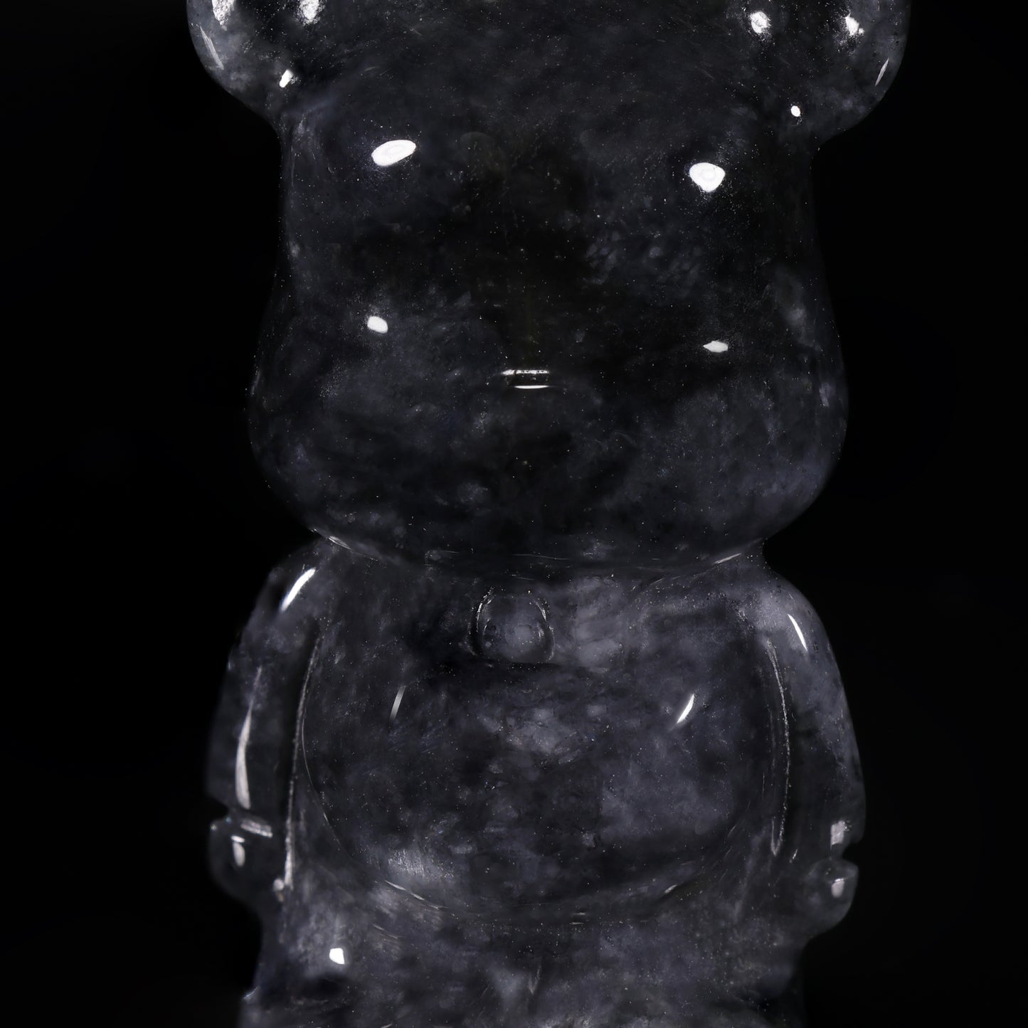 Pendant60 Black Jade Teddy Bear Pendant