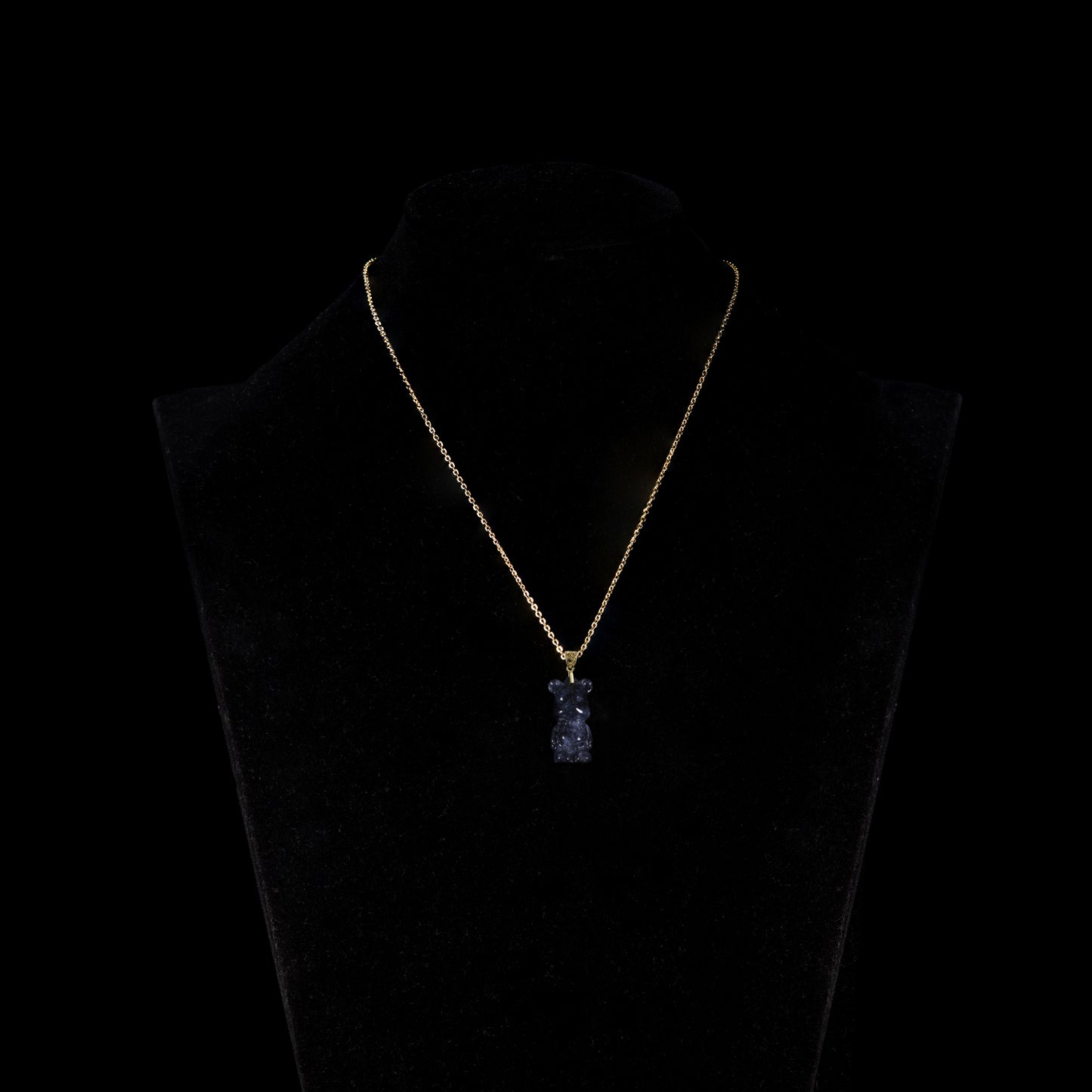 Pendant60 Black Jade Teddy Bear Pendant