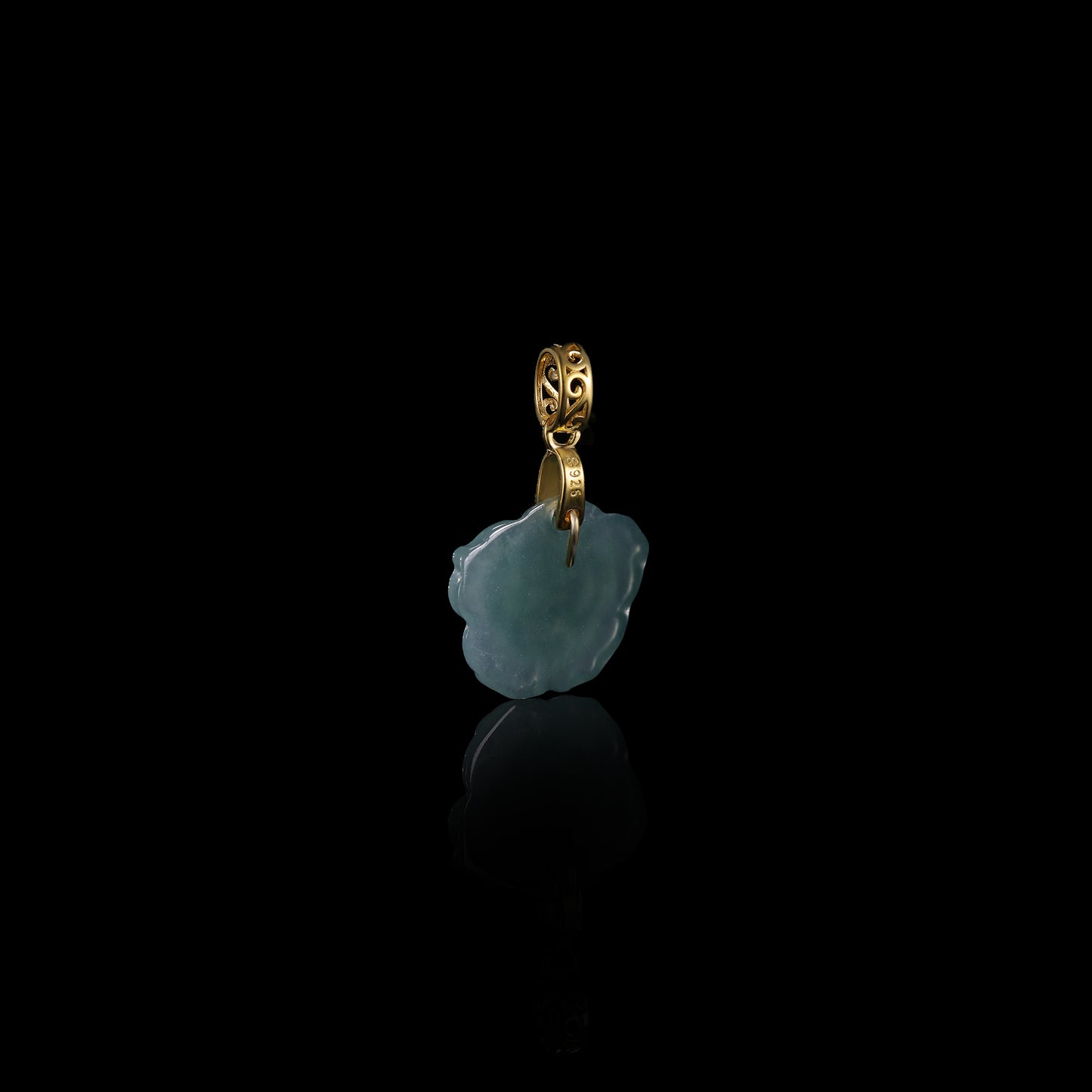 Pendant16 Small Green Jade Charm Pendant