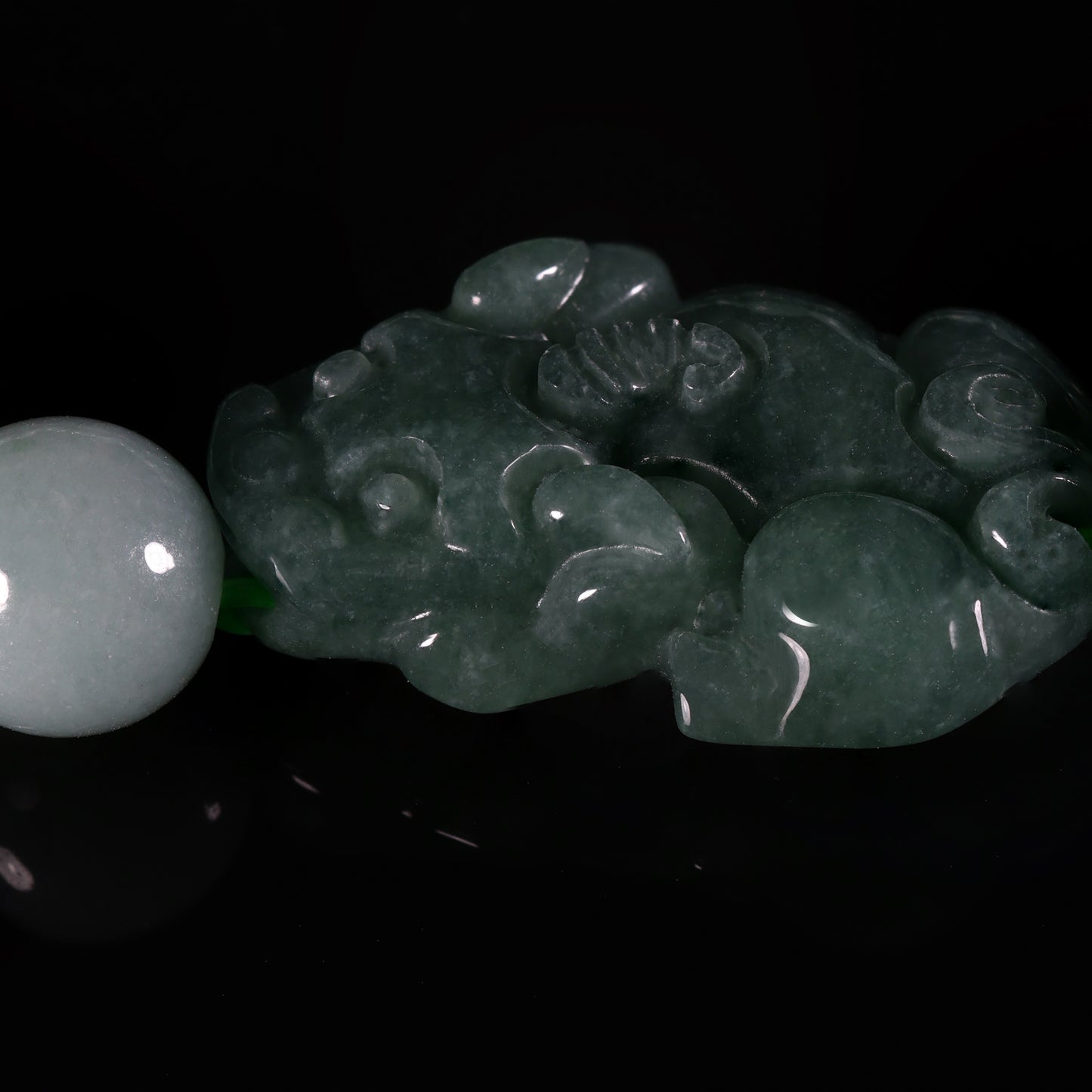 Natural Jadeite Pixiu Bracelet - Grade A Natural Jade Jewelry