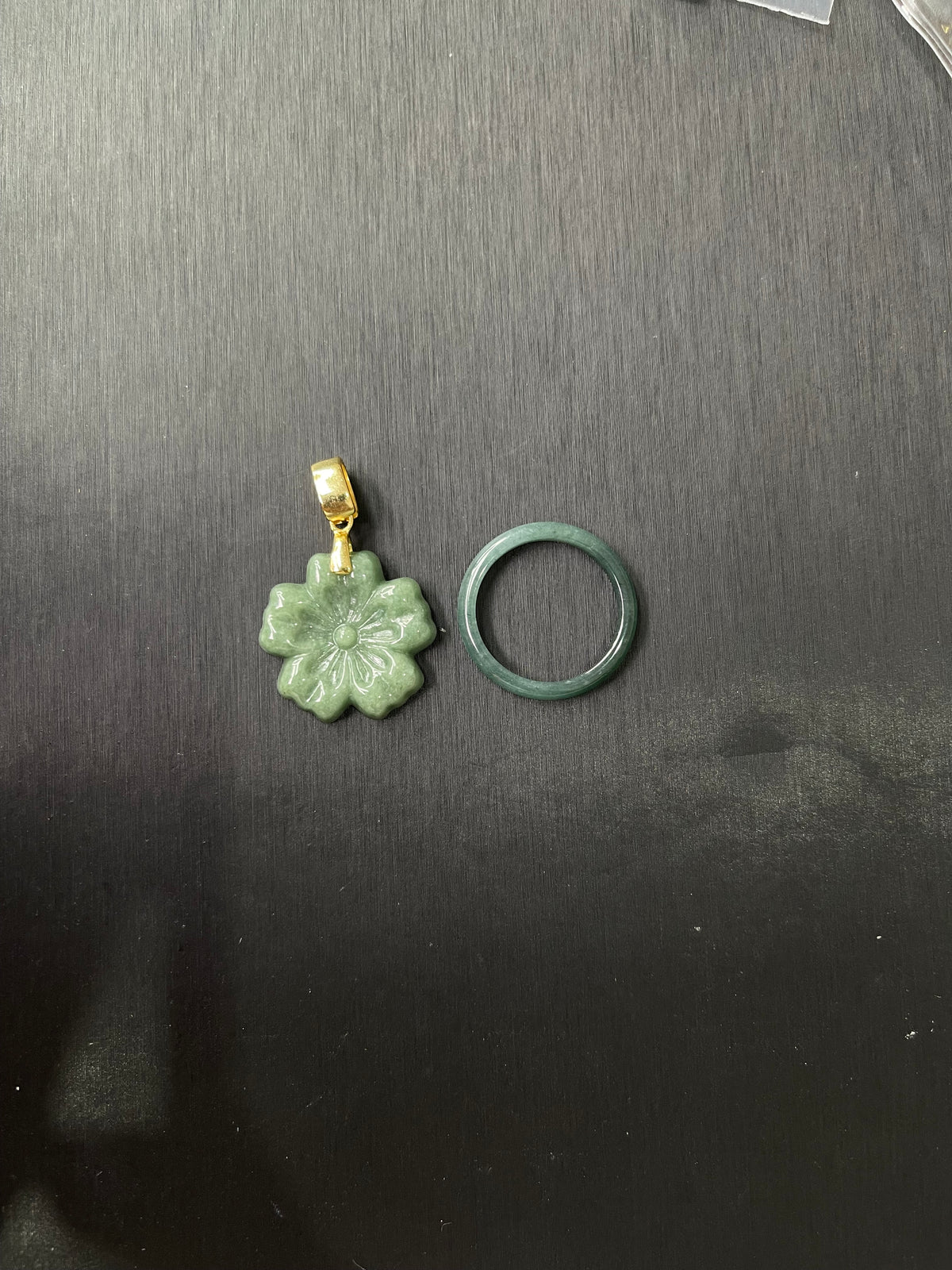 Livestream Order cherry blossom and ring set