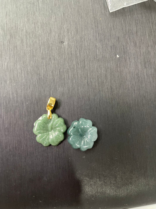 Livestream Order golden clasp two Hibiscus