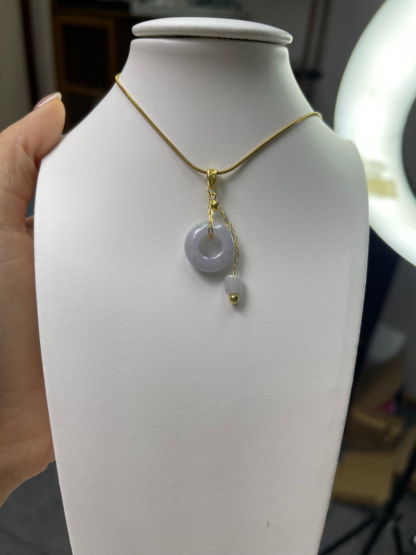 Livestream Order special lanvender color donut gold