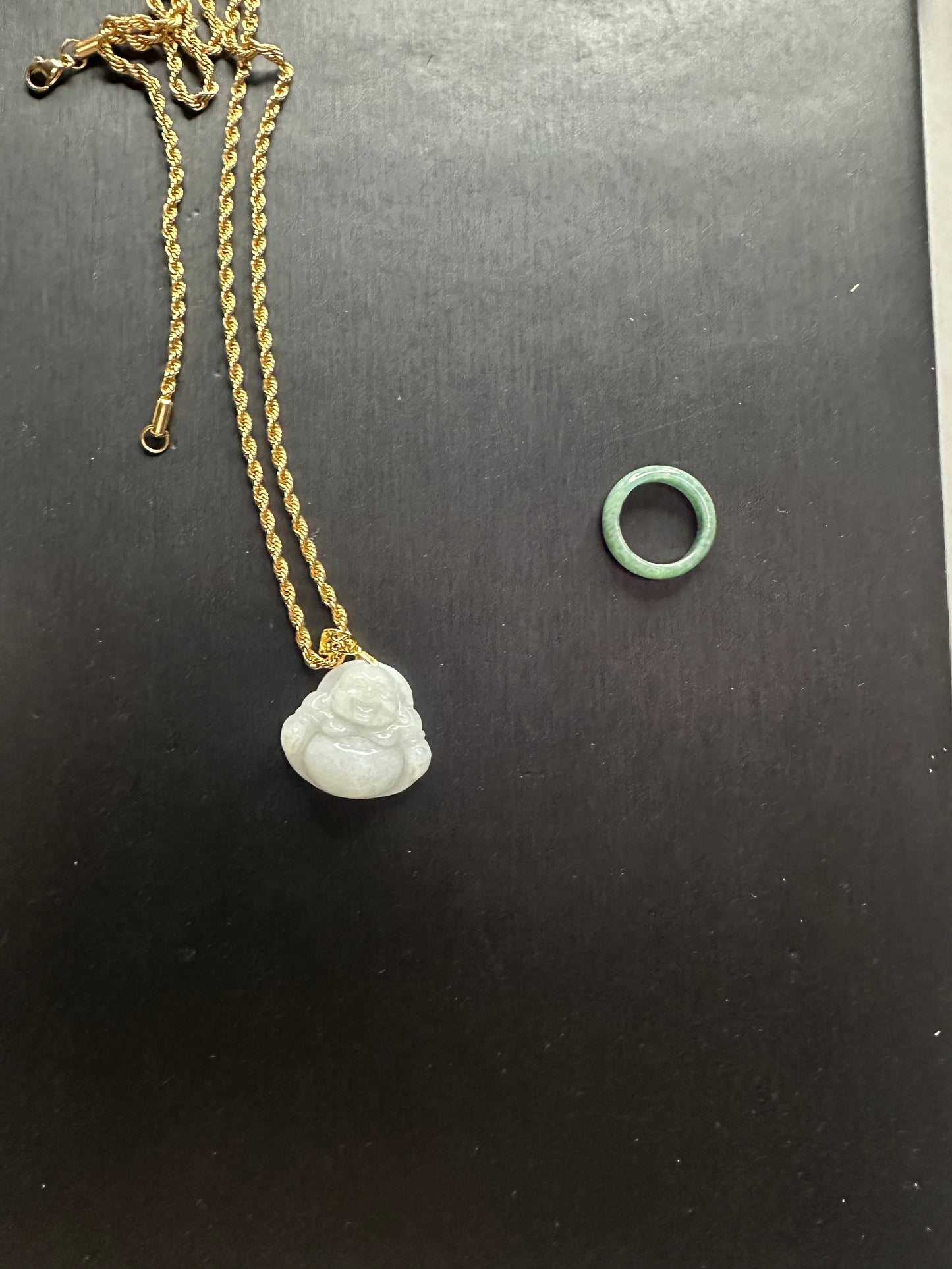 Livestream Order - white buddha& size 8 ring
