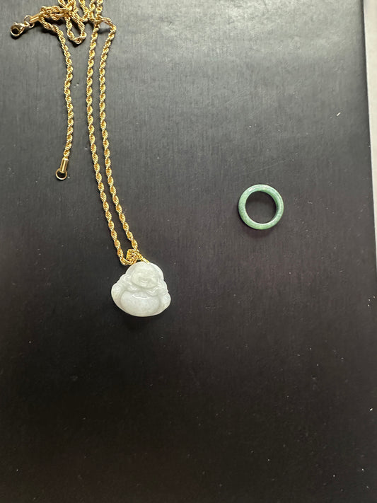 Livestream Order - white buddha& size 8 ring