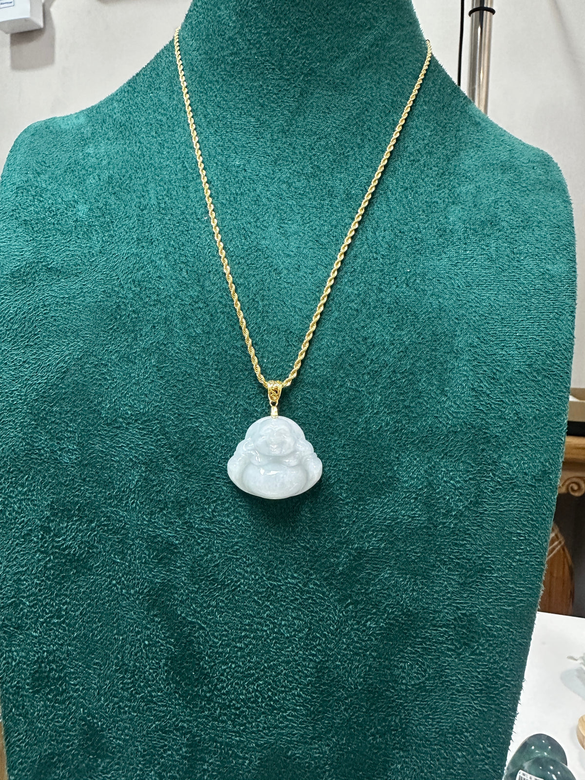 Livestream Order white small buddha （with 60cm chain as freebie）