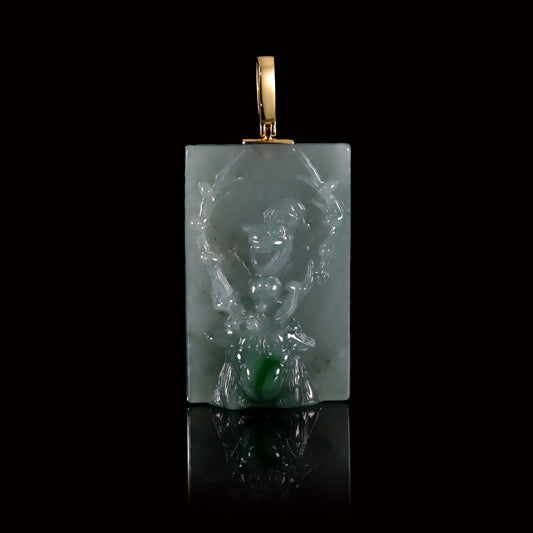 Pendant35 Cartoon Character Jade Tablet Pendant
