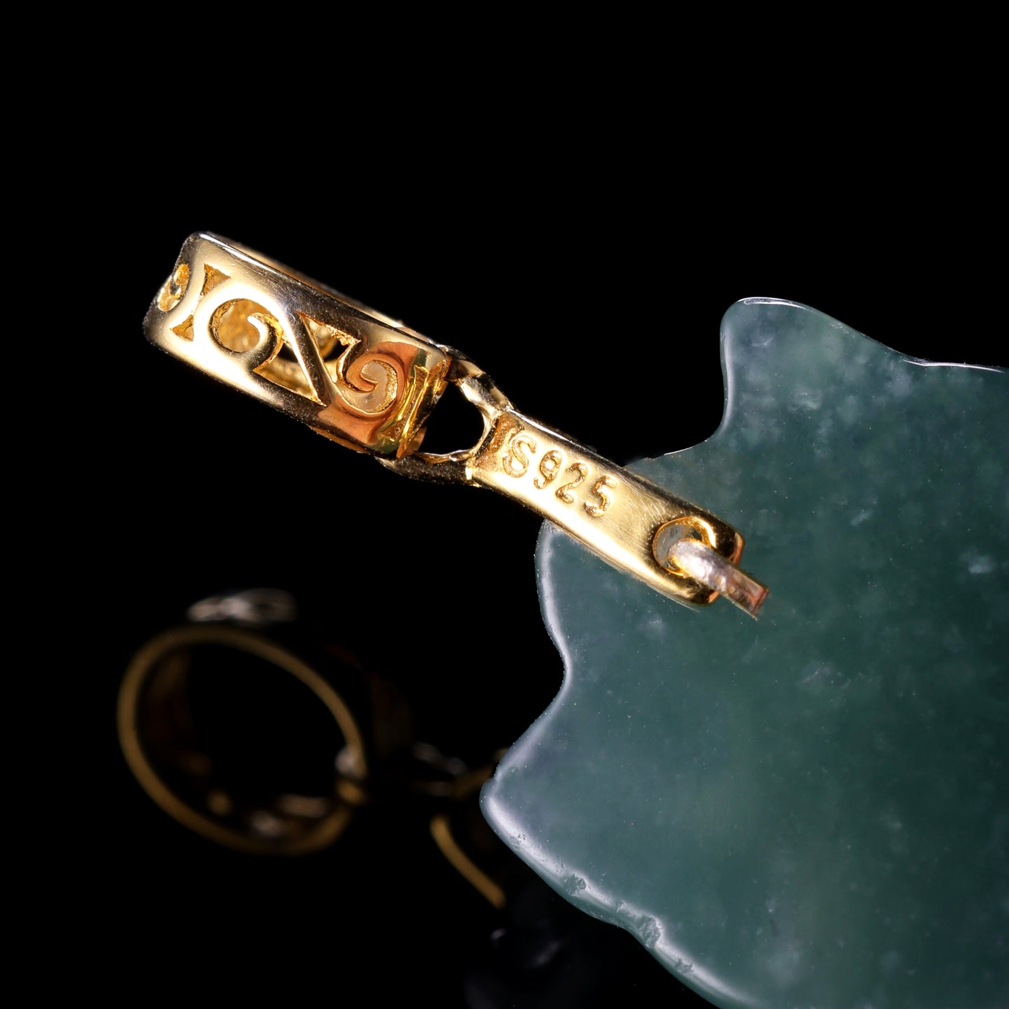 Natural Jadeite Cute Cat Pendant | Hand-Carved Jade with S925 Bail - Grade A Natural Jade Jewelry