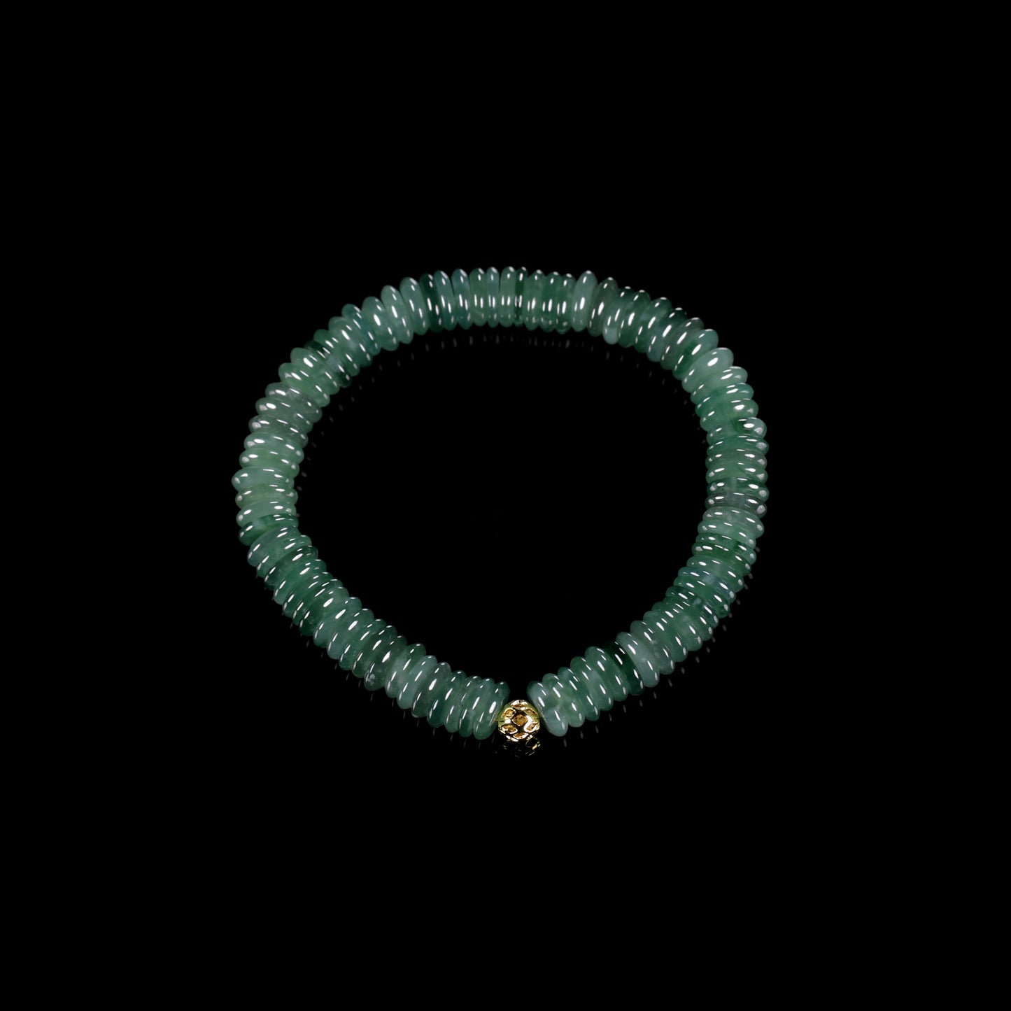 Natural Jade Abacus Bead Bracelet - Grade A Natural Jade Jewelry