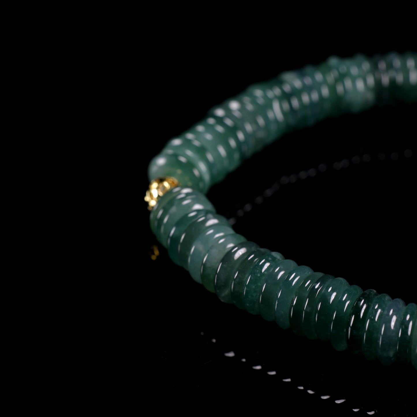 Natural Jade Abacus Bead Bracelet - Grade A Natural Jade Jewelry