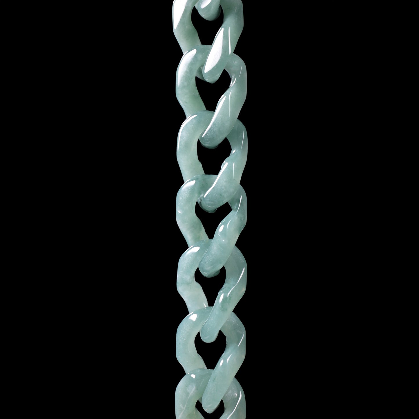 Natural Jade Cuban Link Bracelet - Grade A Natural Jade Jewelry