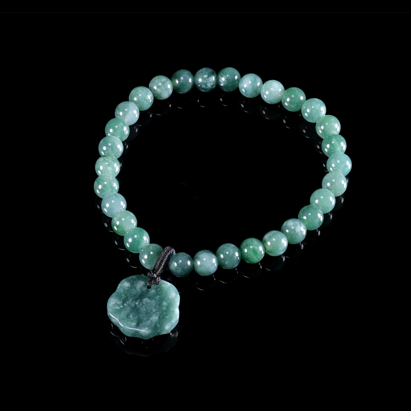 Natural Jade Pixiu Charm Bracelet - Grade A Natural Jade Jewelry