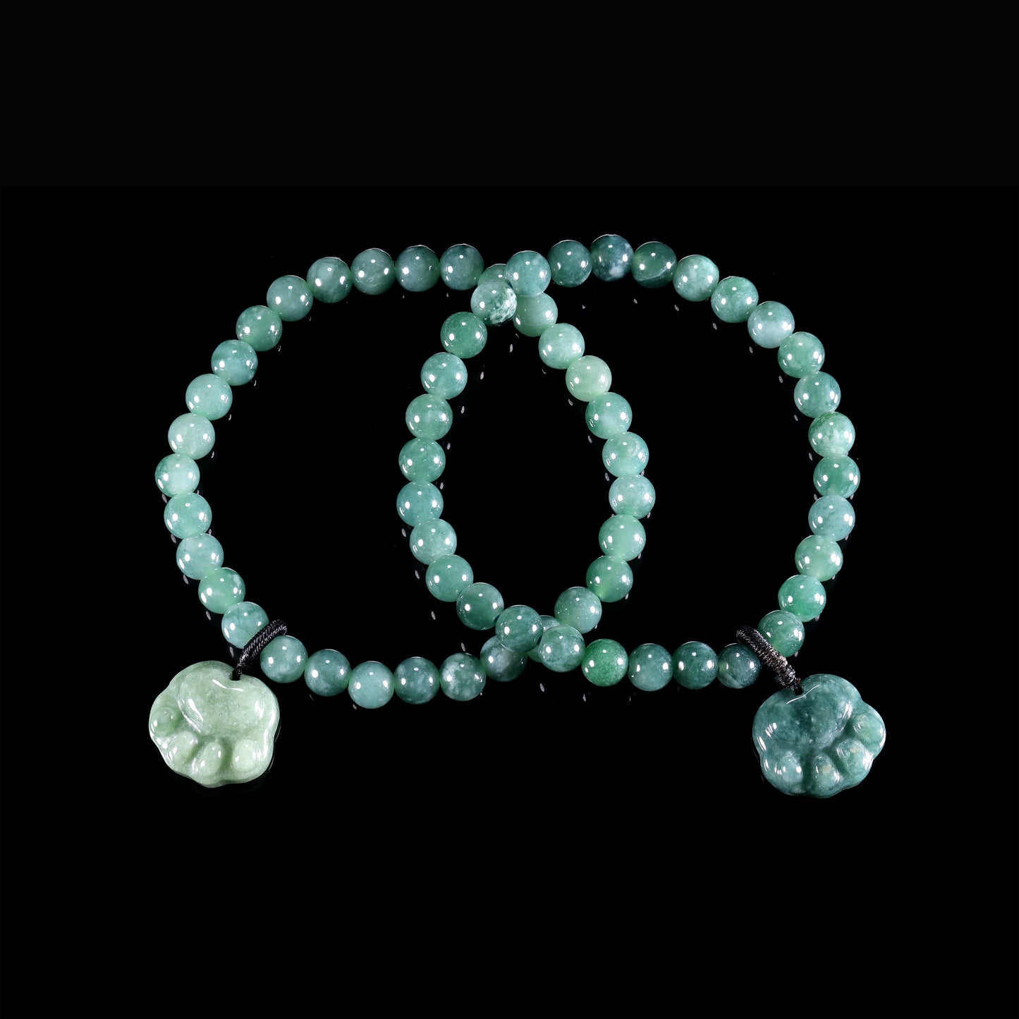 Natural Jade Pixiu Charm Bracelet - Grade A Natural Jade Jewelry