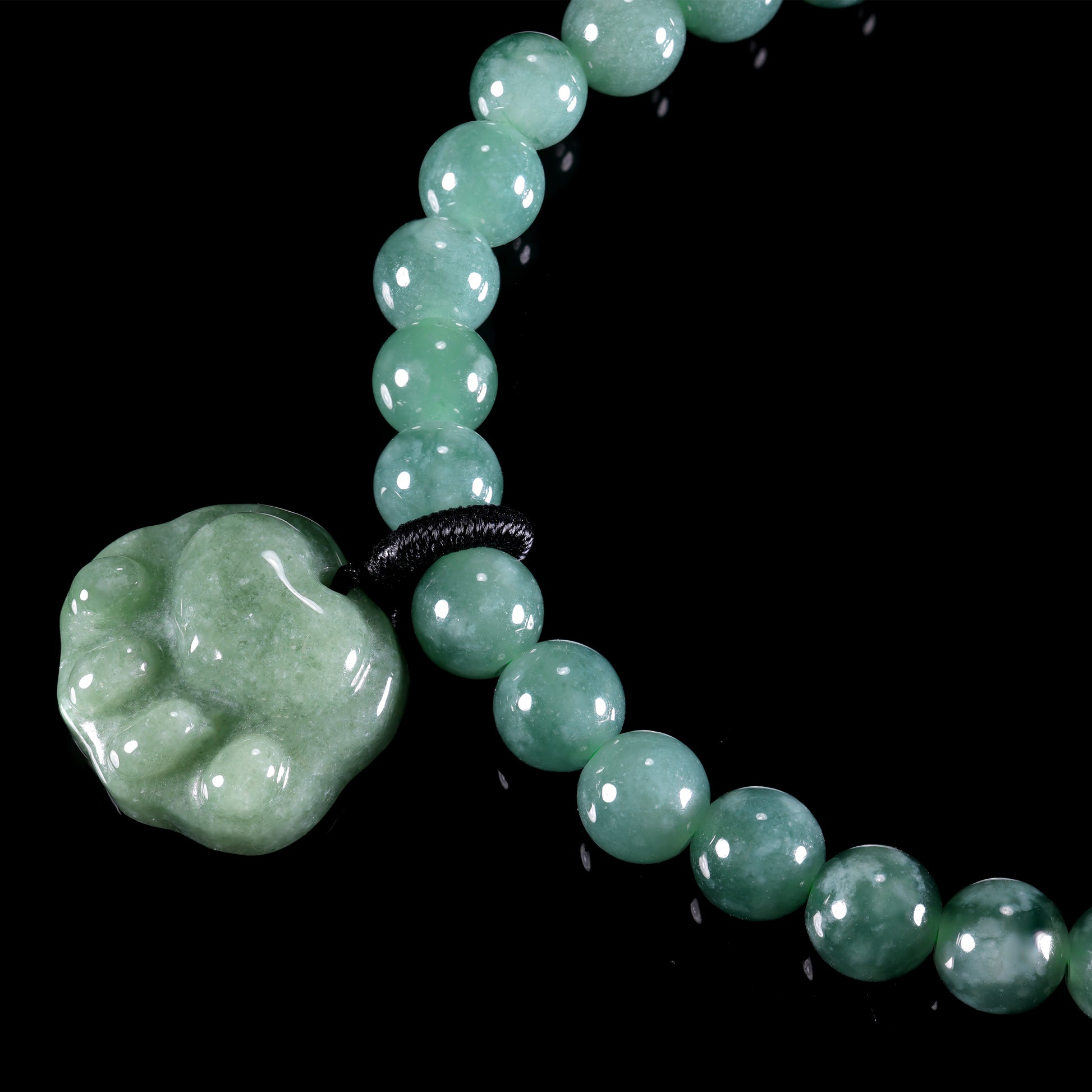 Natural Jade Pixiu Charm Bracelet - Grade A Natural Jade Jewelry