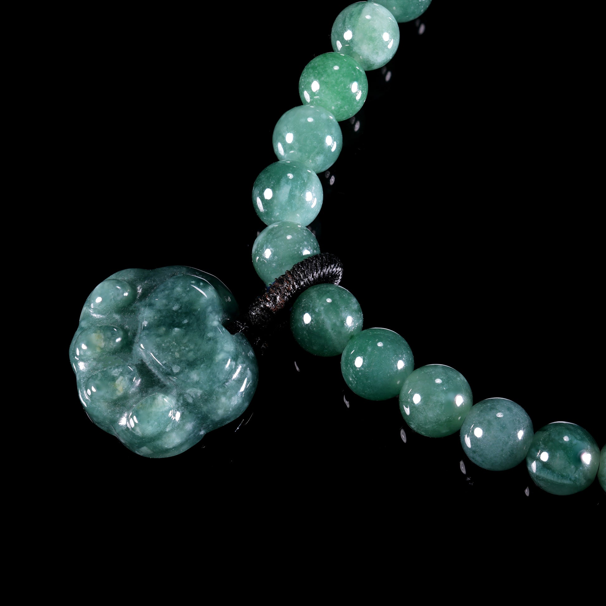 Natural Jade Pixiu Charm Bracelet - Grade A Natural Jade Jewelry