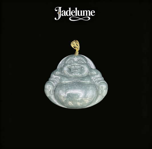 Pendant20 Laughing Buddha Jade Pendant