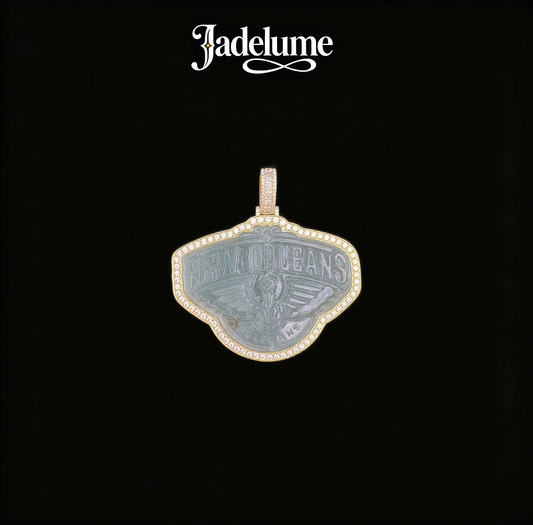 Pendant51 Shield Jade Pendant