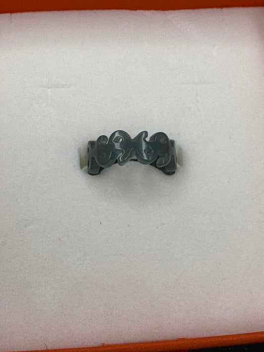 Ring4 Floral Carved Jade Ring